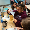 Future nurses from Palm Harbor Middle School visit USF College of Nursing