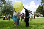 Silent Teacher Ceremony, sky lantern