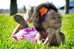 Girl enjoying sunshine, winning photos, Office of Children's Health, Celebrate What's Right With the World