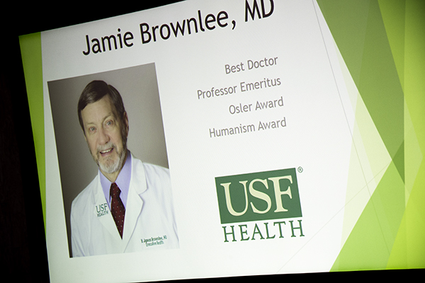 Dr. Brownlee's retirement reception