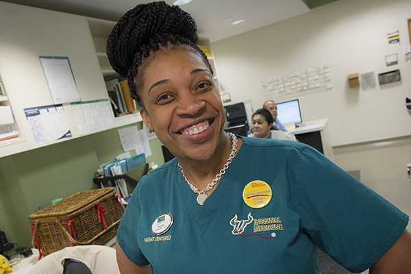 Shenita Sanders, certified medical assistant for USF General Internal Medicine.